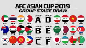 برنامه و جدول بازی های جام ملت های اسیا 2019